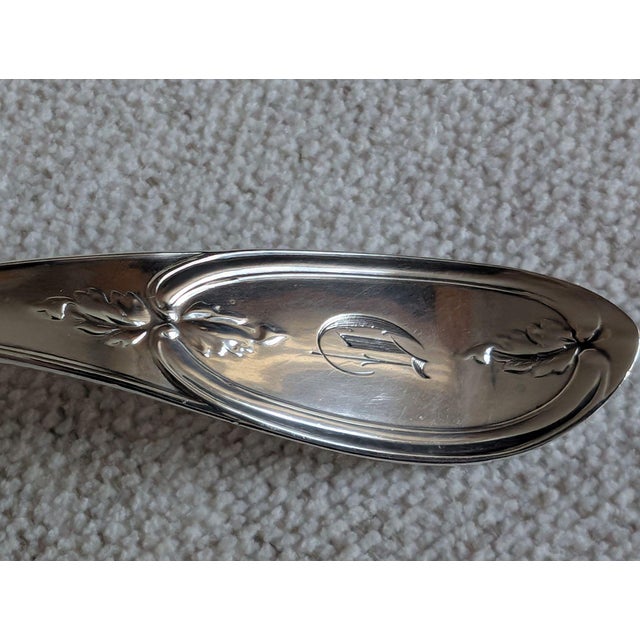 Mid 19th Century Bigelow "Olive" Sterling Silver Sauce Cream Ladle For Sale In Washington DC - Image 6 of 12