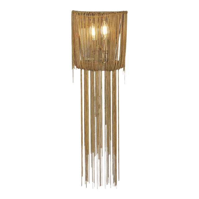 Clutch Modern Alee Large Sconce Staggered Draped Chain For Sale