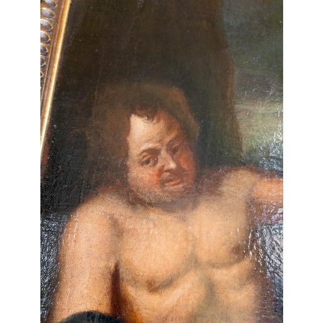 18th Century Baroque Old Master Painting of Bacchus Grotto Scene Attributed to Petr Brandl For Sale - Image 16 of 18