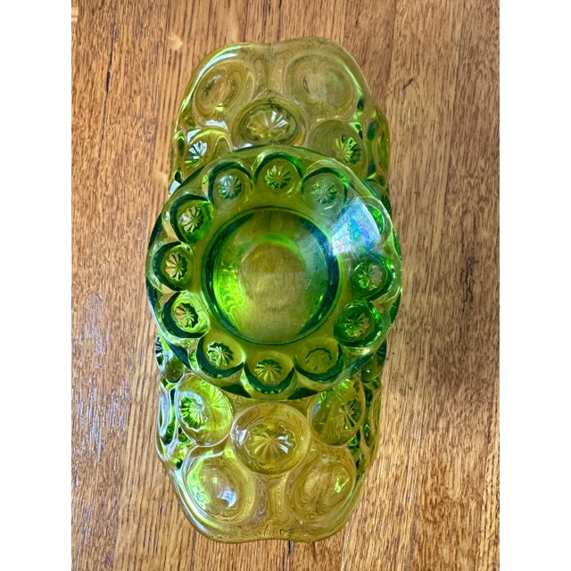 1960’s Moon & Stars Pattern Glass Dish For Sale - Image 9 of 10