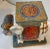 Mid 20th Century Vintage Petite Ceramic Elephant Small Plant Stand or Bookend For Sale - Image 5 of 7