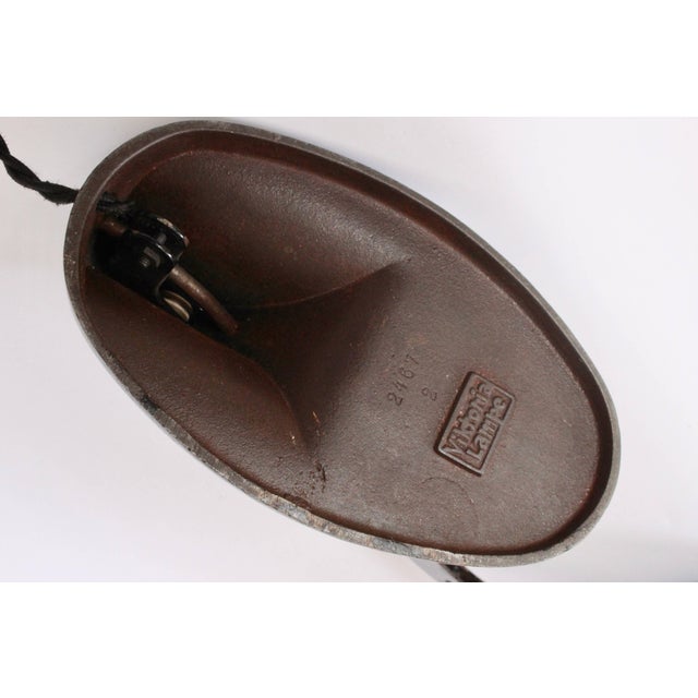 J. J. Pieter Oud Style Black Bauhaus Architects Desk Lamp, C. 1930 For Sale - Image 9 of 11