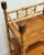 Vintage Scorched Bamboo Four Tier Bookshelf For Sale - Image 9 of 10