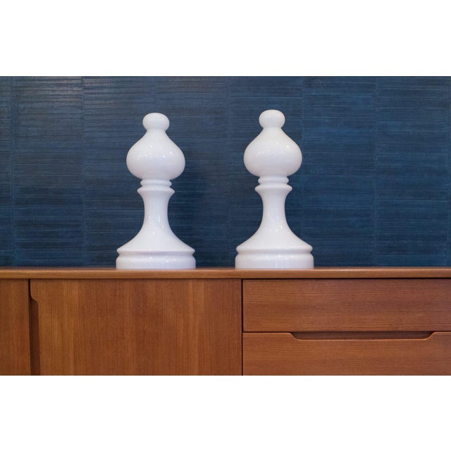 Bishop Lamps by Ivan Jakeš for Valašské Meziříčí, Set of 2 For Sale - Image 4 of 11