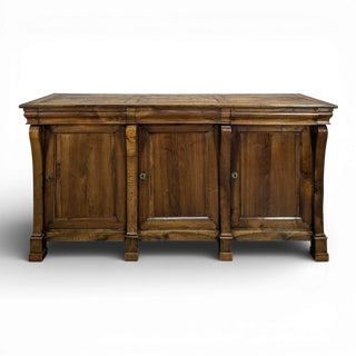 Restoration Carved Walnut Sideboard For Sale