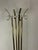 Mid-Century Hollywood Regency Standing Acrylic and Brass Coat Stand, 1970s For Sale - Image 10 of 11