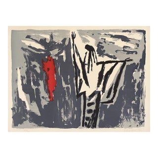 1950s Wally Elenbaas Prediker Lithograph For Sale