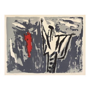 1950s Wally Elenbaas Prediker Lithograph
