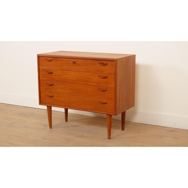 Vintage Danish Chest of Drawers in Teak, 1960 For Sale - Image 3 of 12