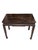 Black Lacquered Asian Chinoiserie side or cocktail table with two sliding trays, by Henredon. In excellent condition. We...