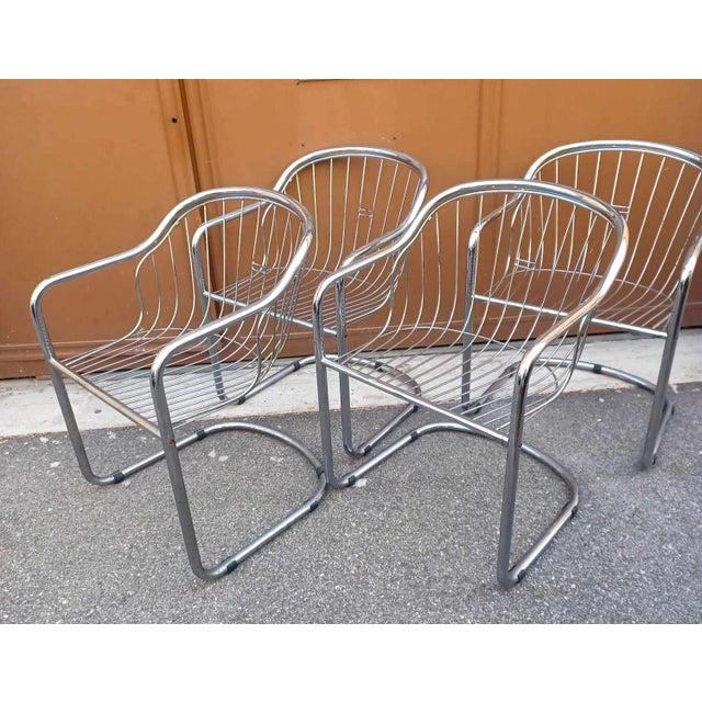 Gastone Rinaldi Vintage Italian Sabrina Chairs by Gastone Rinaldi for Rima, 1970s, Set of 4 For Sale - Image 4 of 18