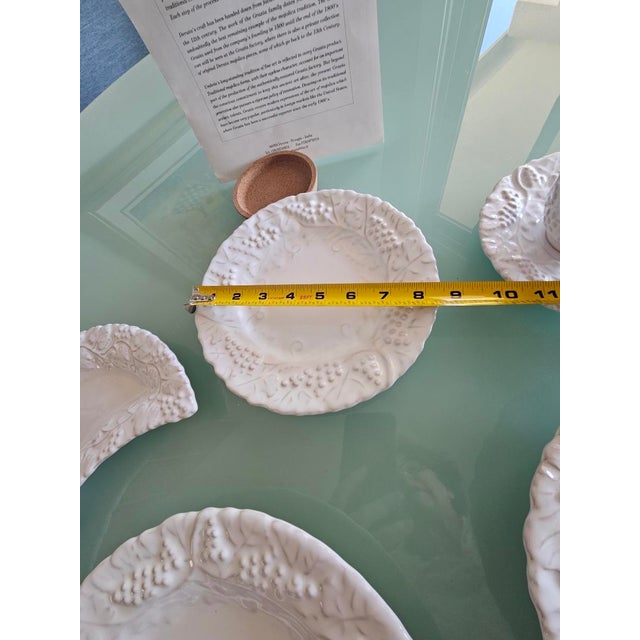 Late 20th Century Grazia Majolica Deruta Dinnerware Set- 47 Pieces For Sale In Phoenix - Image 6 of 11