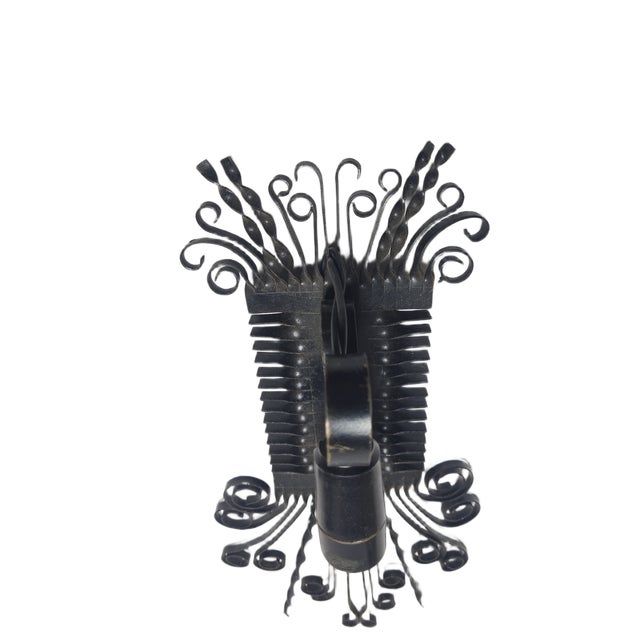 Brutalist Wall Lamp, Poland, 1970s For Sale - Image 3 of 10