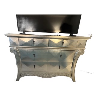 1980s Silver Glam Dresser For Sale