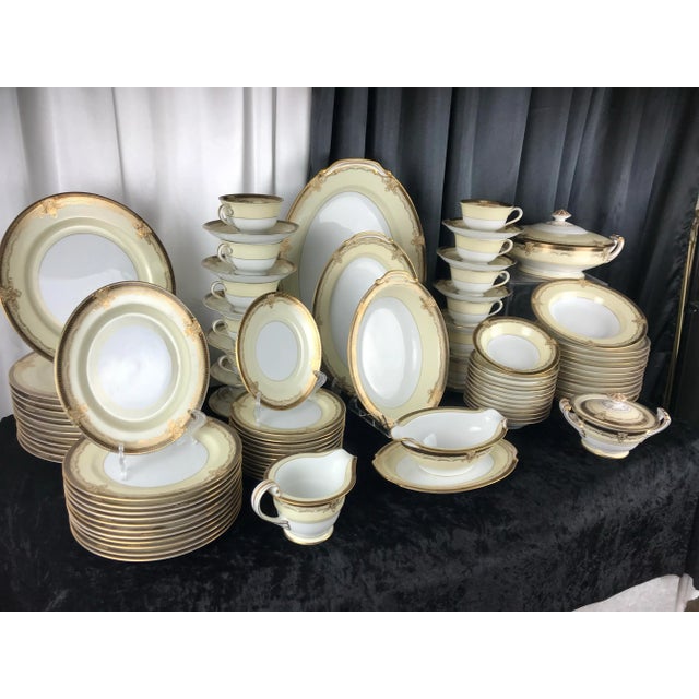 Mid 20th Century Noritake Valiere #4981 Dinnerware, Made in Occupied Japan, Service for 12- 91 Pieces For Sale - Image 12 of 12