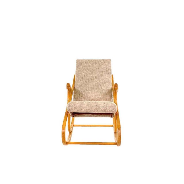 Vintage Rocking Chair by Michael Thonet for Ton For Sale - Image 3 of 8