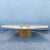This vintage Italian coffee table makes a bold minimalist statement with its generous square top and sculptural floating...