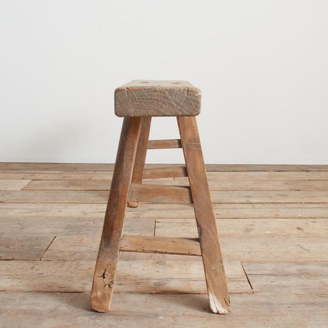 Antique Reclaimed Wooden Hallway Pig Bench For Sale - Image 5 of 7