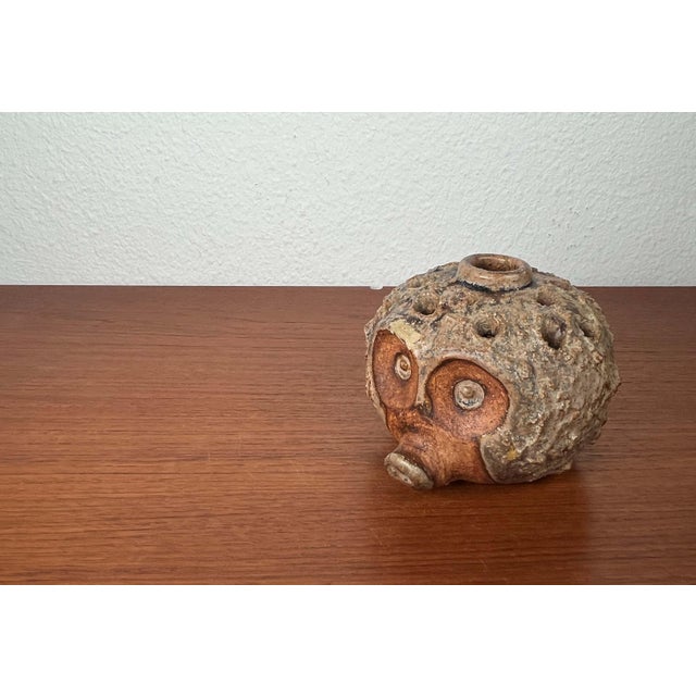 Mid-Century Modern Danish Studio Pottery Hedgehog Candleholder from Sejer Keramik, 1960s For Sale - Image 11 of 18