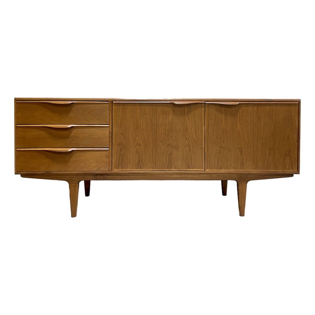 Funky Sculptural Mid Century Modern Styled Credenza | Teak Media Stand | Handmade Sideboard For Sale