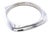Tiffany & Co. Sterling Silver Vintage Square Bangle Bracelet 56.84g For Sale