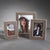 Raffia Over Nappa Cream Leather Photo Frame, 8" x 10" For Sale - Image 4 of 6