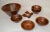 1970s 1970s Handmade American Arts and Crafts Burl Walnut 9 Piece Salad Bowl Set For Sale - Image 5 of 13