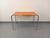 Vintage Desk in Orange Imitation Leather and Chrome, 1970s For Sale - Image 11 of 14