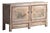 Antique White Wooden Sideboard, 1870s For Sale