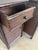 Brown Pair Vintage British Colonial Faux Burnt Bamboo & Cane Nightstands For Sale - Image 8 of 12