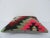 This is a pillow cover made from a vintage kilim rug. The piece was properly washed and ready to use. Pillow inserts not...