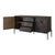 Chevron Pattern Console Cabinet For Sale - Image 4 of 7