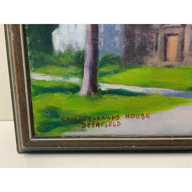 Adelaide Mckenzie Moss (1942-2026) Sheldon - Hawks House, Deerfield" acrylic on panel signed and dated 2003 lower right;...