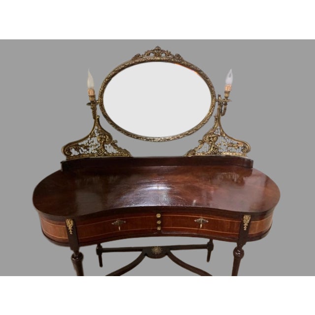Louis XV Style Dressing Table, 1880s For Sale - Image 7 of 18
