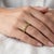 3mm Peridot Dainty Stacking Ring | Minimalist Full Eternity Band Ring Us 7 For Sale - Image 4 of 5