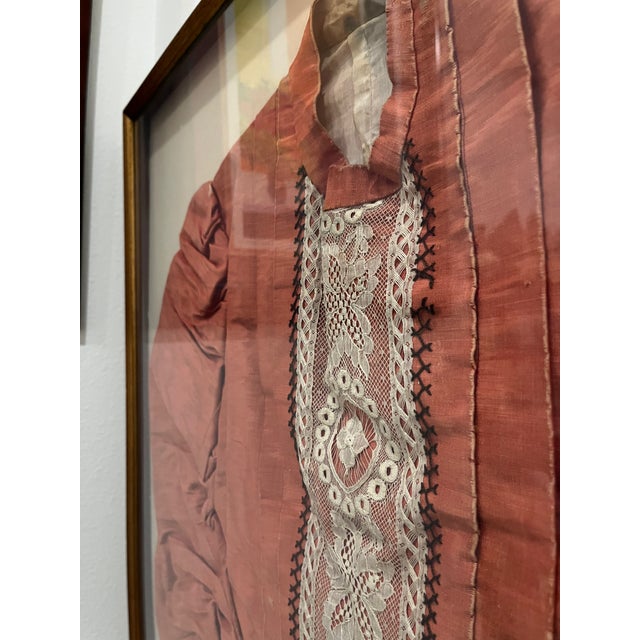 Late 19th Century 1890s Fashion Art in a Display Frame For Sale - Image 5 of 5