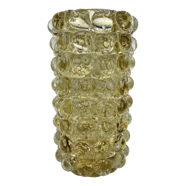 Vintage Lenti Series Vase by Ercole Barovier for Barovier & Toso, 1980s For Sale