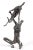Metal 1960s Bronze Modernist Sculpture of Acrobats Numbered 1/3 by Gerard Koch For Sale - Image 7 of 13