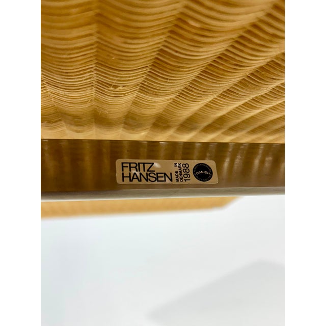 PK24 Lounge Chair in Rattan by Poul Kjaerholm for Fritz Hansen, 1988 For Sale - Image 13 of 14