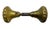1900 - 1909 1920s Cast Brass Decorative Door Knobs - a Pair For Sale - Image 5 of 5