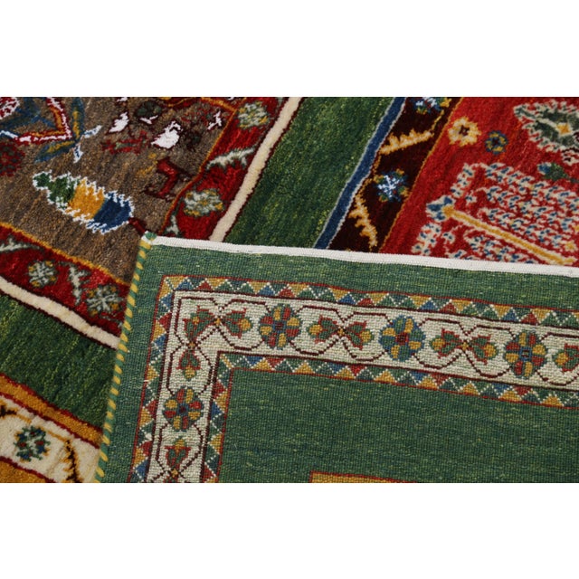 Pasargad Persian Gabbeh Rug For Sale - Image 4 of 4
