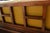 Wood Vintage Baker Style Asian / Ming Fretwork Elmwood Wood Couch W/ White Embossed Cushions For Sale - Image 7 of 18