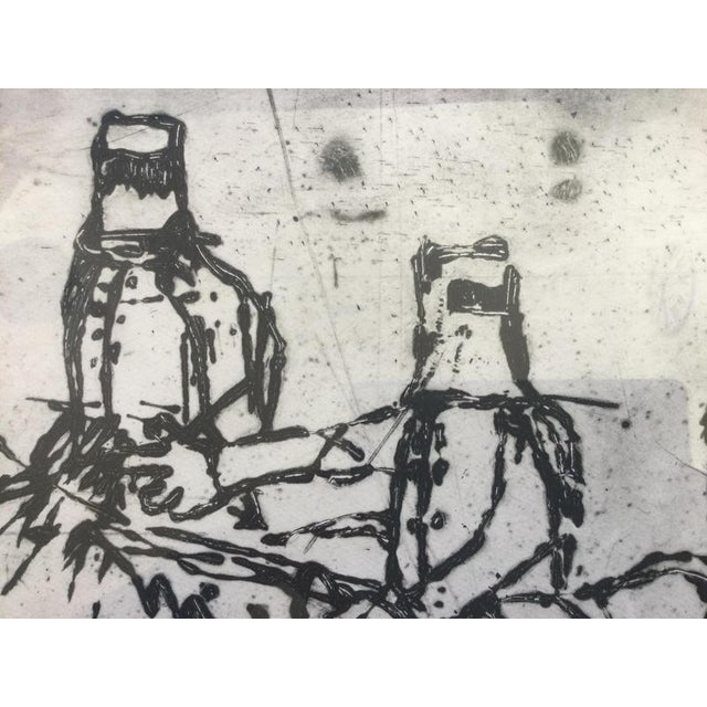 Todd Narbey, Ted Kelly, the horsemen, 2003, Drypoint and Carborundum For Sale - Image 4 of 7