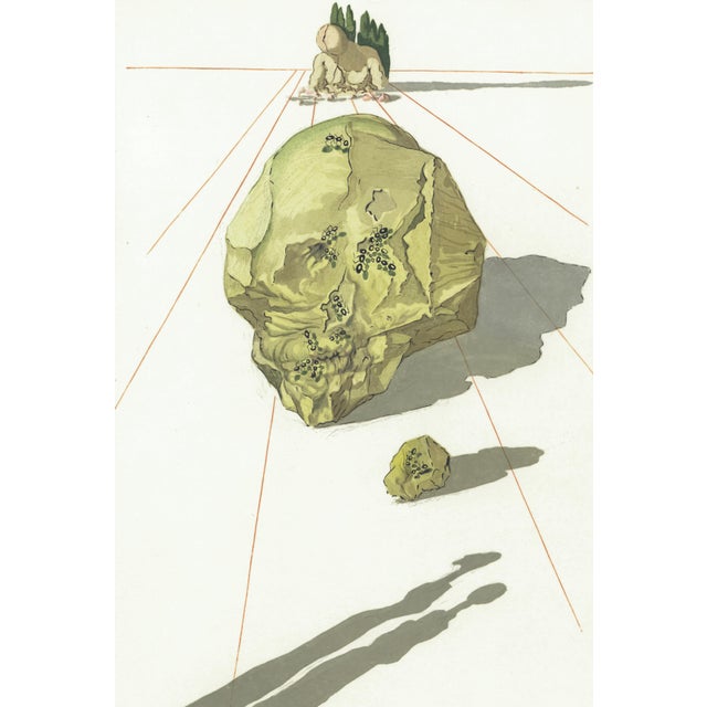 Original engraving from Salvador Dalí’s "The Divine Comedy" published by Editions d’Art Les Heures Claires, Paris, in...
