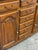 Traditional Distressed Oak Eight-Drawer Entree/Buffet For Sale - Image 9 of 12