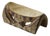 Sculptural Hand-Carved African Wooden Stool with Geometric Decoration, 1950s For Sale