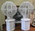 Ceramic Large Modern Lamps in Ceramic and Painted Wood, Set of 2 For Sale - Image 7 of 10