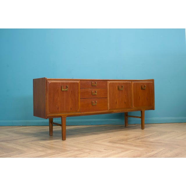 Teak Sideboard from Nathan, 1970s For Sale - Image 12 of 12
