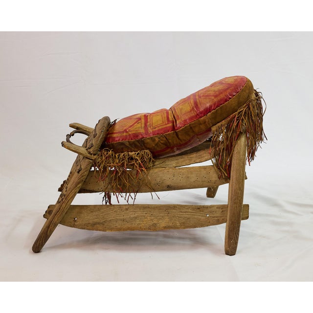 Antique Camel Saddle For Sale - Image 4 of 12