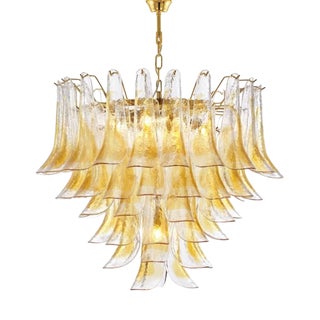 Glass Chandelier from Mazzega, 1970s For Sale